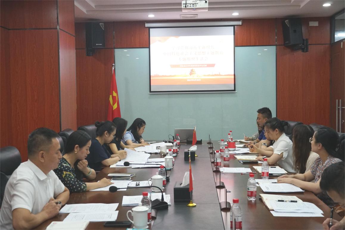 重庆市外商投资促进中心党支部组织召开 学习贯彻习近平新时代中国特色社会主义思想 主题教育专题组织生活会